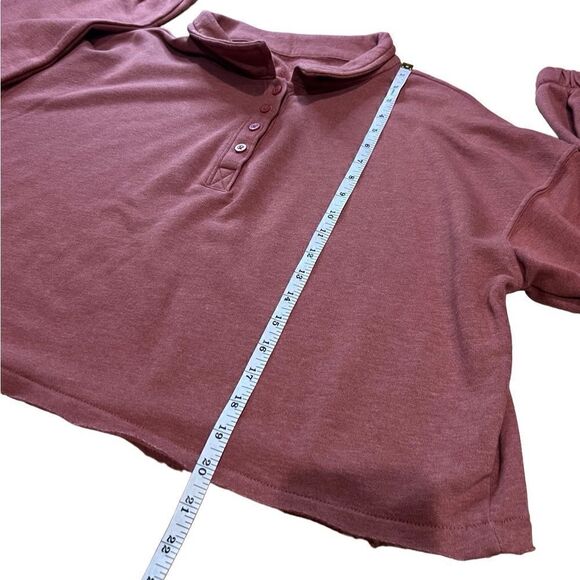 SO fleece cropped, lounge life polo, size large - Picture 11 of 13